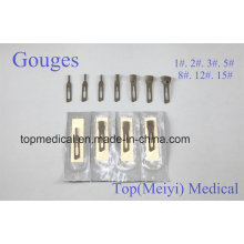 Gouge Blades Lames chirurgicales